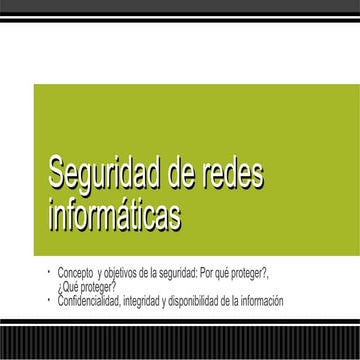 Seguridad de redes informaticas