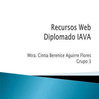 Recursos web cintia tercero
