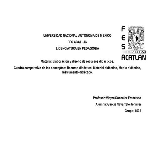 Recursos y materiales didacticos