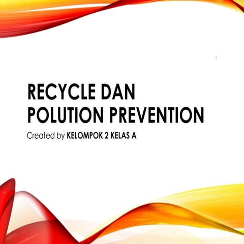 Recycle dan polution prevention