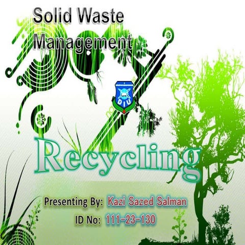 Recycling & Waste Management
