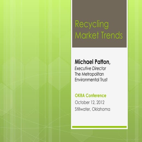 Recycling Market Trends