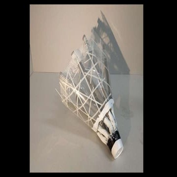 Recycling material object sculptures