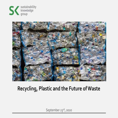 Recycling, Plastic and the Future of Waste | PPTX