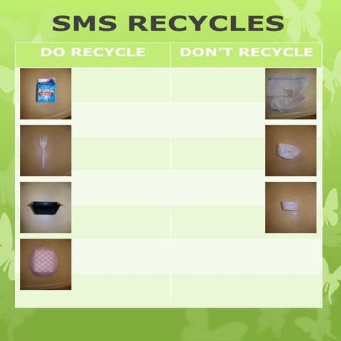 Recycling poster