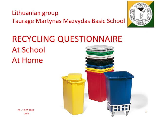 Recycling questionnaire