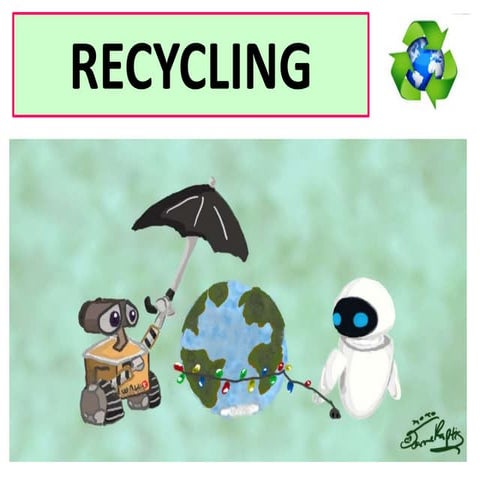 Recycling wall e