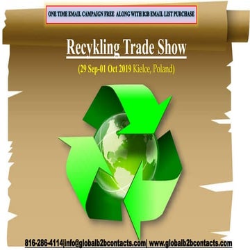 Recykling trade show