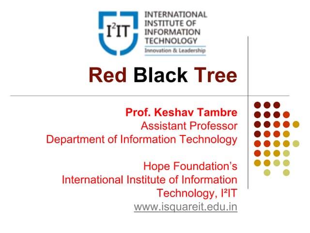 Red Black Tree Insertion & Deletion