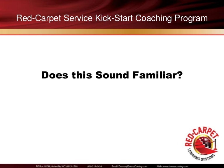 RedCarpet Service Coaching Program