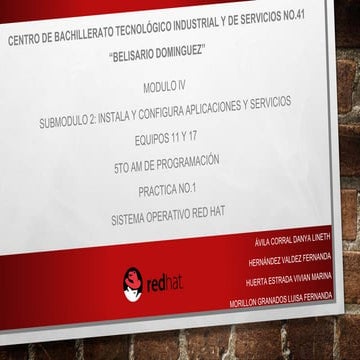 Sistema Operativo RedHat