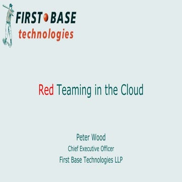 Red teaming in the cloud