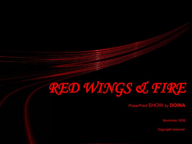 RED WINGS & FIRE