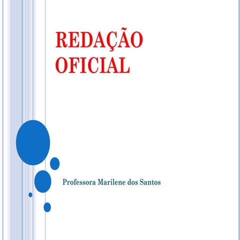 Redação oficial