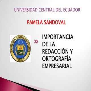 Redacción empresarial por pame sand...