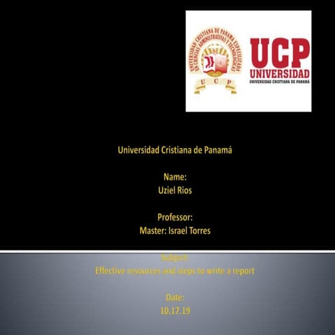 documentation writing Uziel Rios 