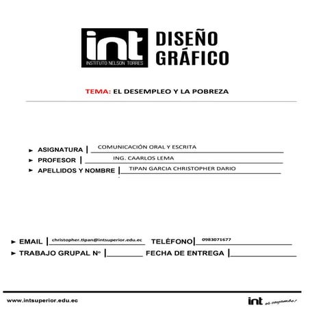 La pobreza y desigualdad social en ecuador | DOCX