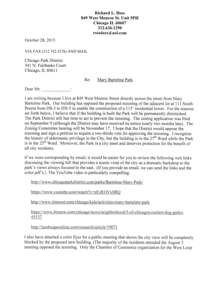 Example of a proper letter image