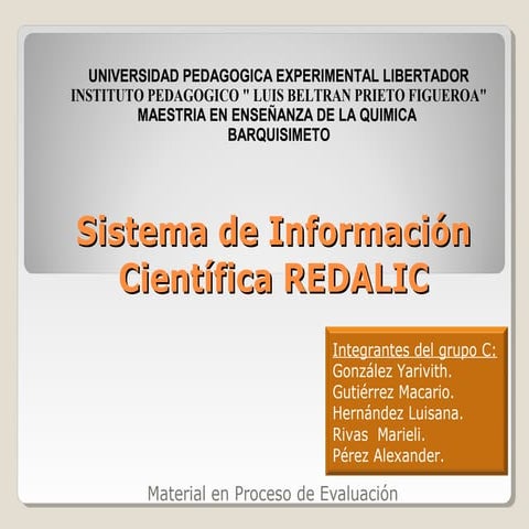 REDALIC | PPT