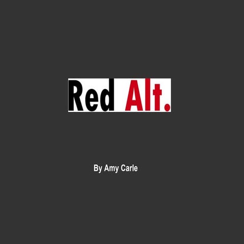 Red Alt Evalution | PPT