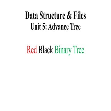 redblacktreeindatastructure-200409083949.pptx