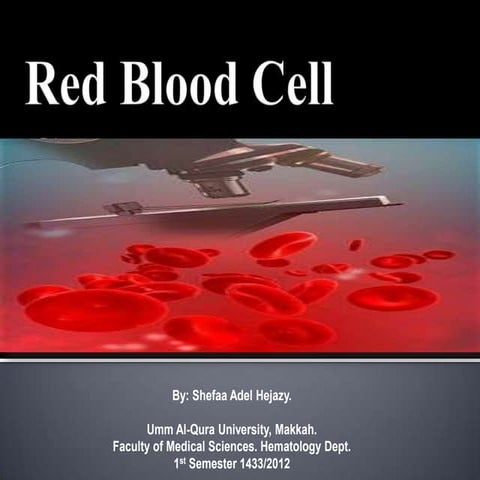 Red blood cell count