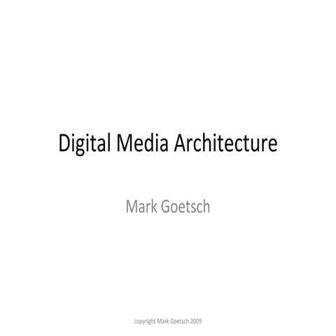 Presentation for a Media Company