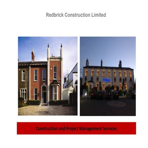 Redbrick Construction - August 2011 | PDF