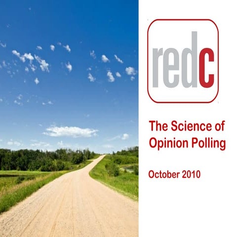 RedC Poll, Richard Colwell- Autumn Seminar 2010 | PPT