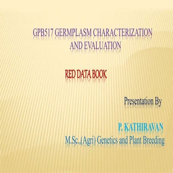 Red Data book (International Union for Conservation of Nature).pptx
