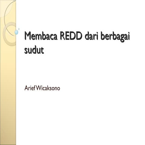Redd dari berbagai sudut
