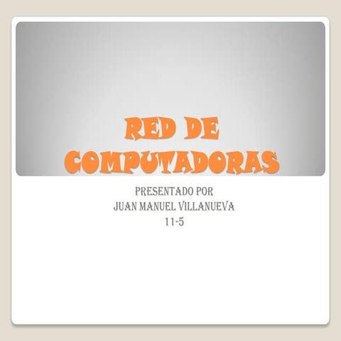 Red de computadoras