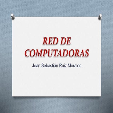Red de computadoras