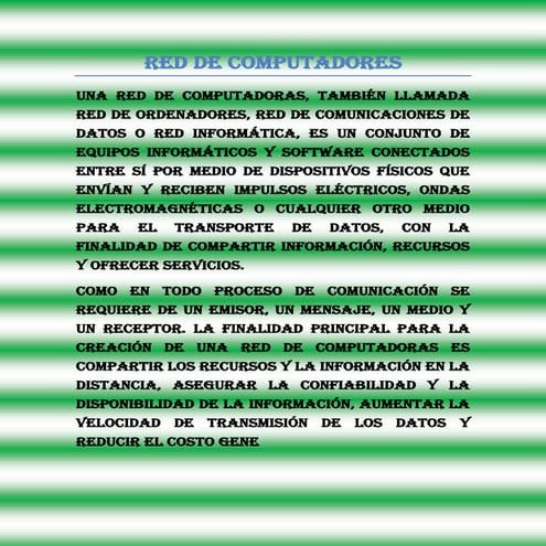 Red de computadores