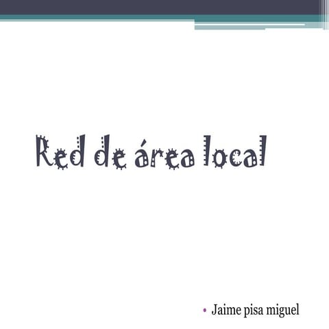 Red de área local