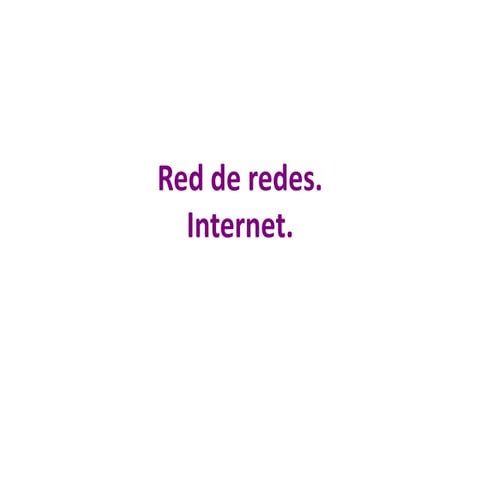 Red de redes