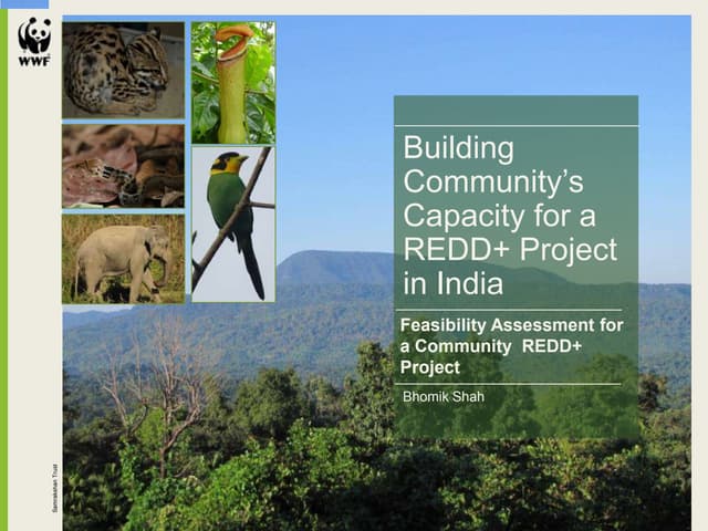 REDD+ Feasibility Study in Meghalaya, India