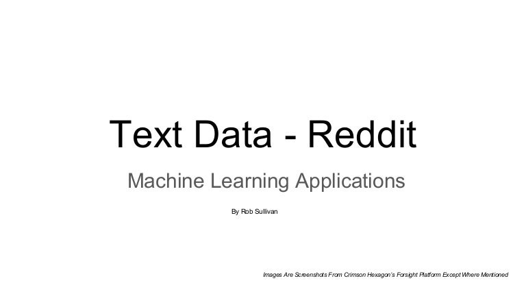 reddit machine learning courses