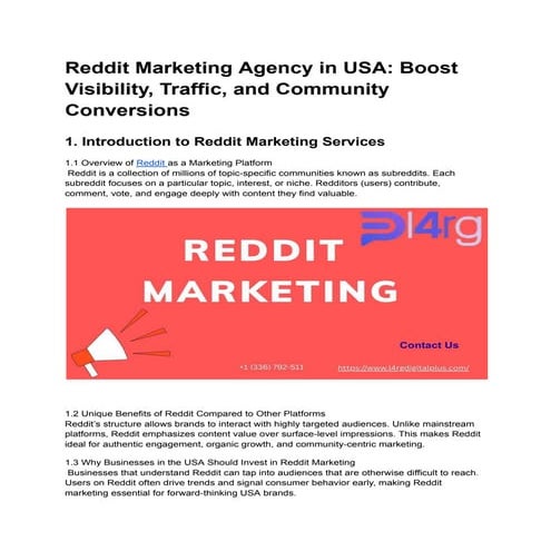 Reddit Marketing Agency in USA_ Boost Visibility, Traffic, and ...