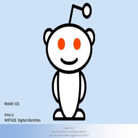 Reddit presentation
