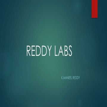 Dr reddy's | PPTX
