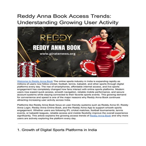 Reddy Anna Book ID Activity: A Look at Daily User Access | PDF