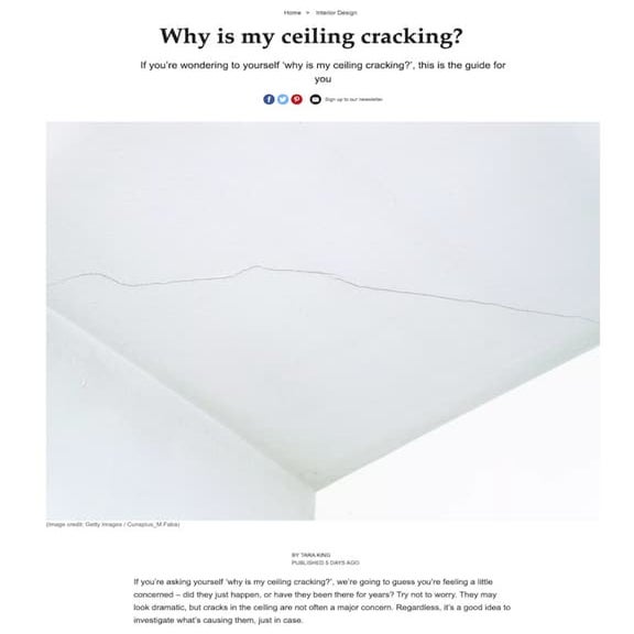 Why is my ceiling cracking? PDF
