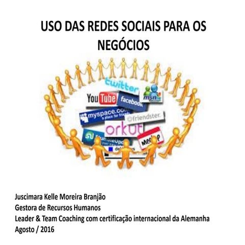 O uso das redes sociais para negócios.