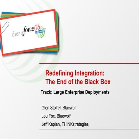 Redefining Integration -  The End of the Black Box
