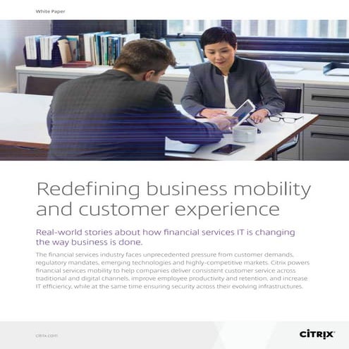 Redefining Business Mobility and Customer Experience