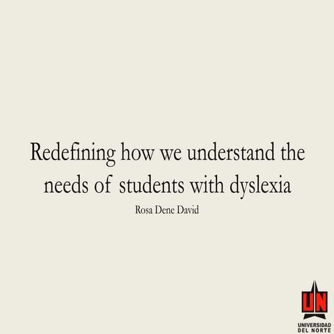 Redefining How We Understand the Needs of Students with Dyslexia