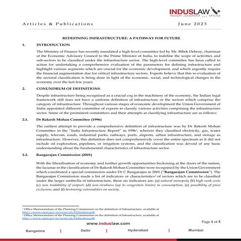 Redefining Infrastructure A Pathway For Future