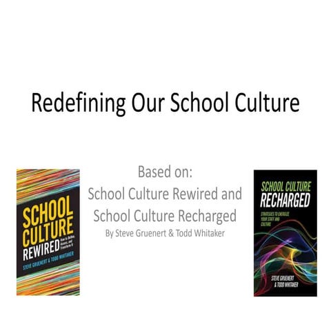 Redefining Our School Culture