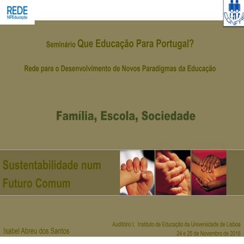 Família, Escola, Sociedade